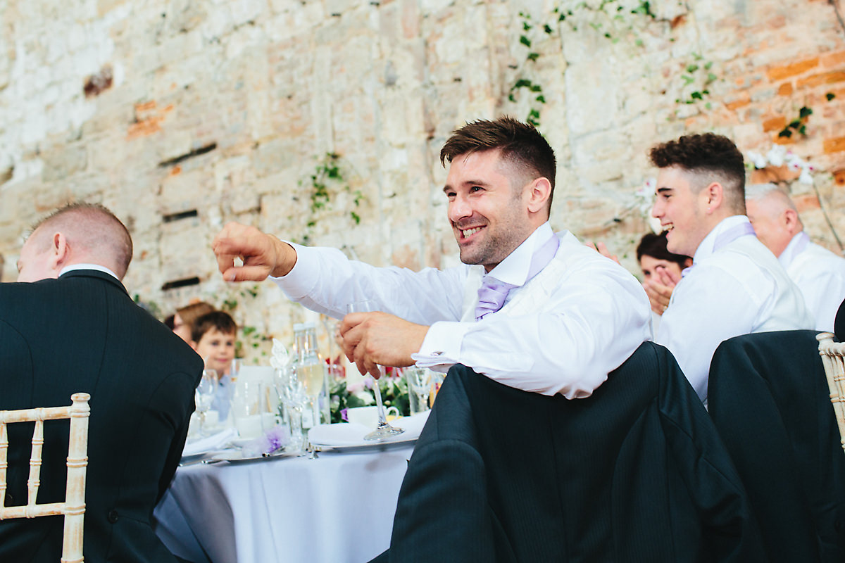Lulworth Castle Wedding speech fun