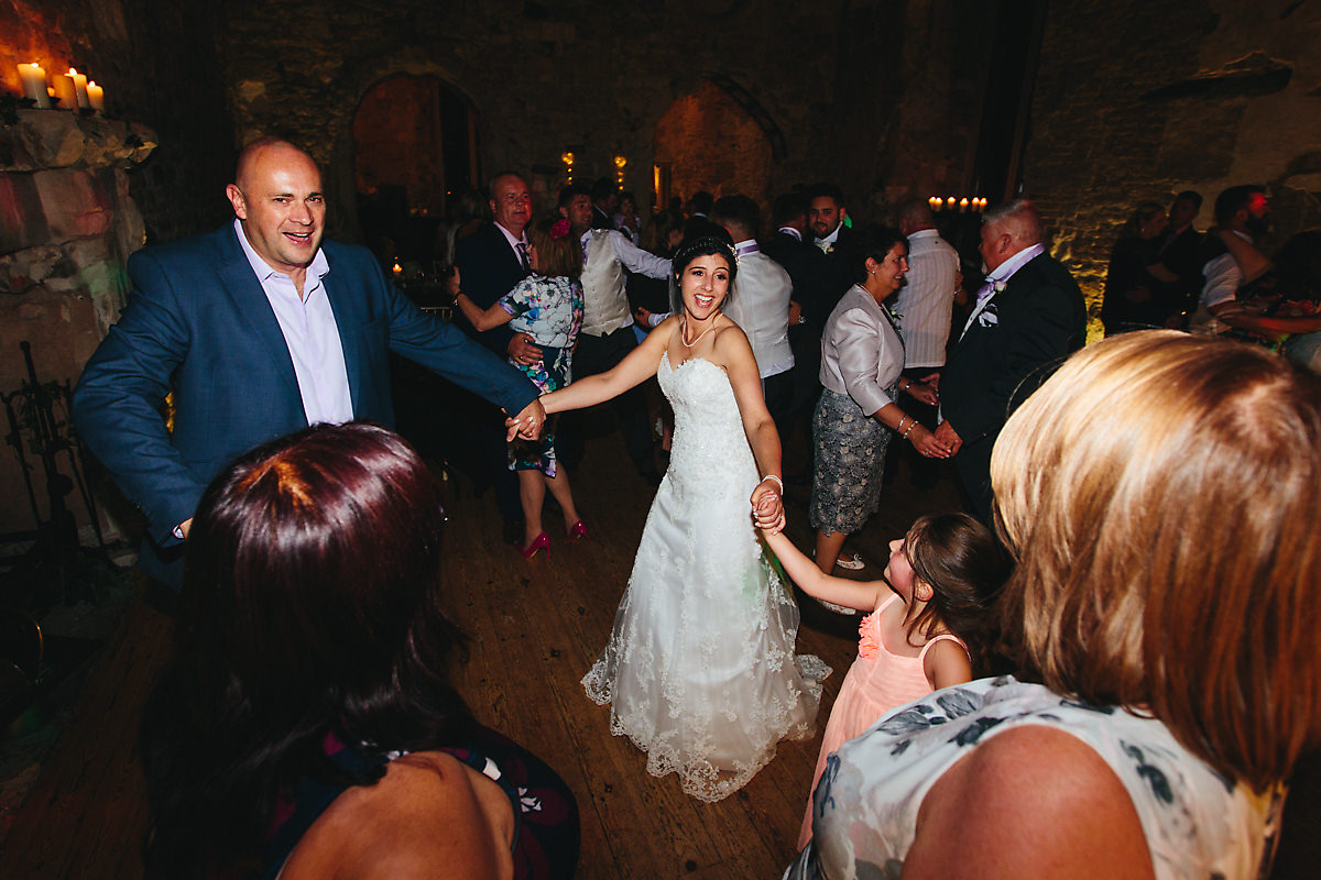 Lulworth Castle Wedding party