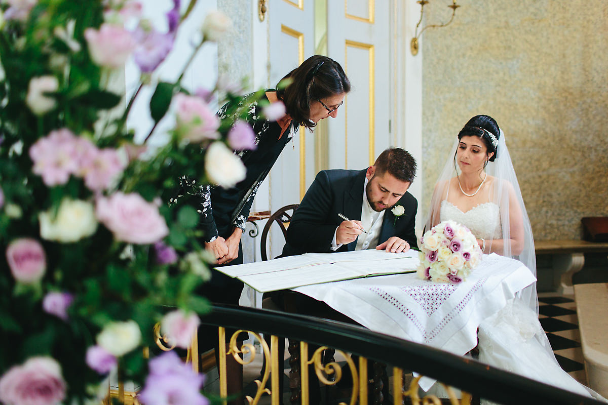 Lulworth castle church ceremony