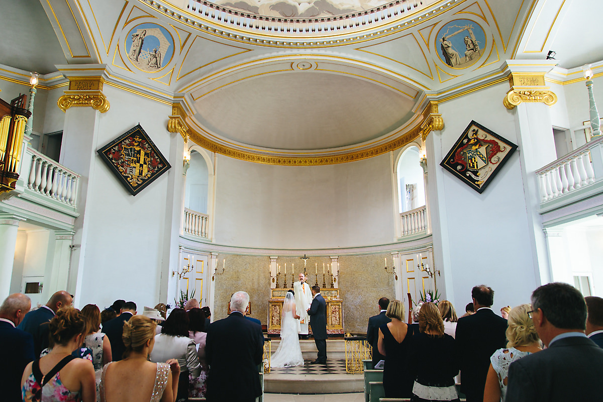 Lulworth castle church ceremony