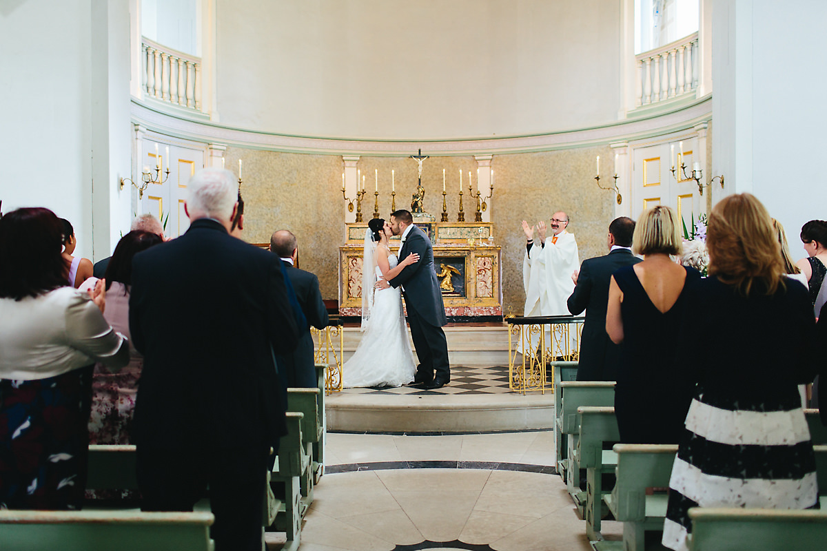 Lulworth castle church first kiss