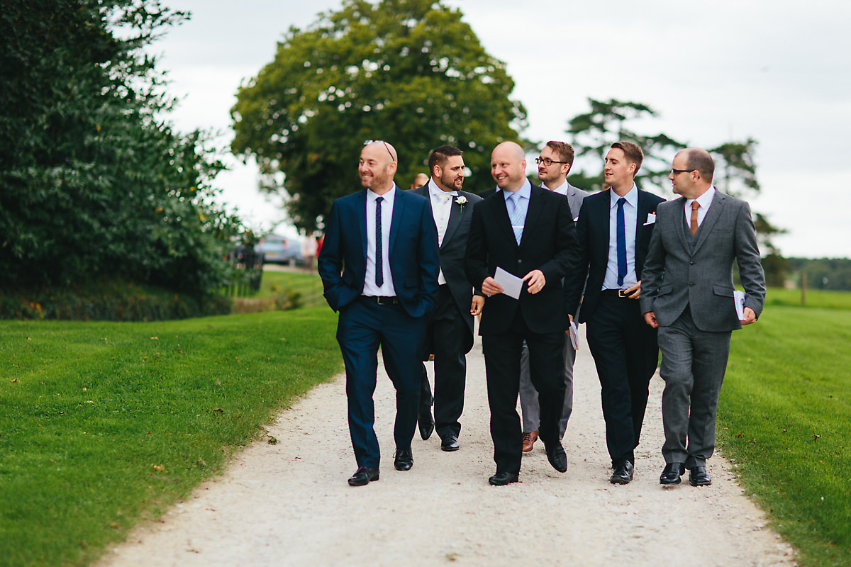 Guest walking to Lulworth Castle