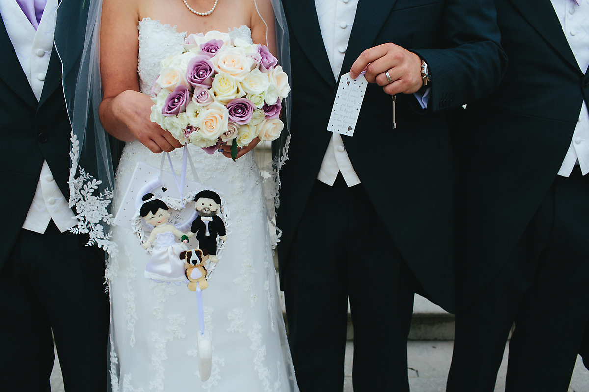 Lulworth Castle group wedding photos