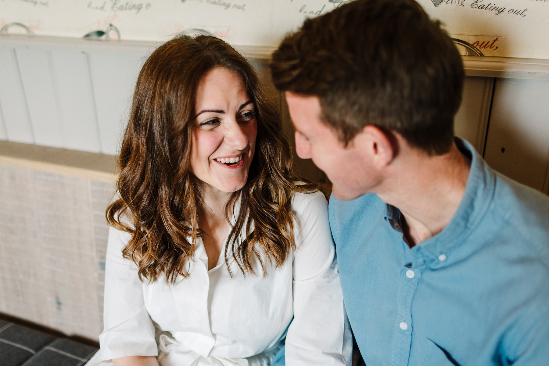 Relaxed pre wedding photography