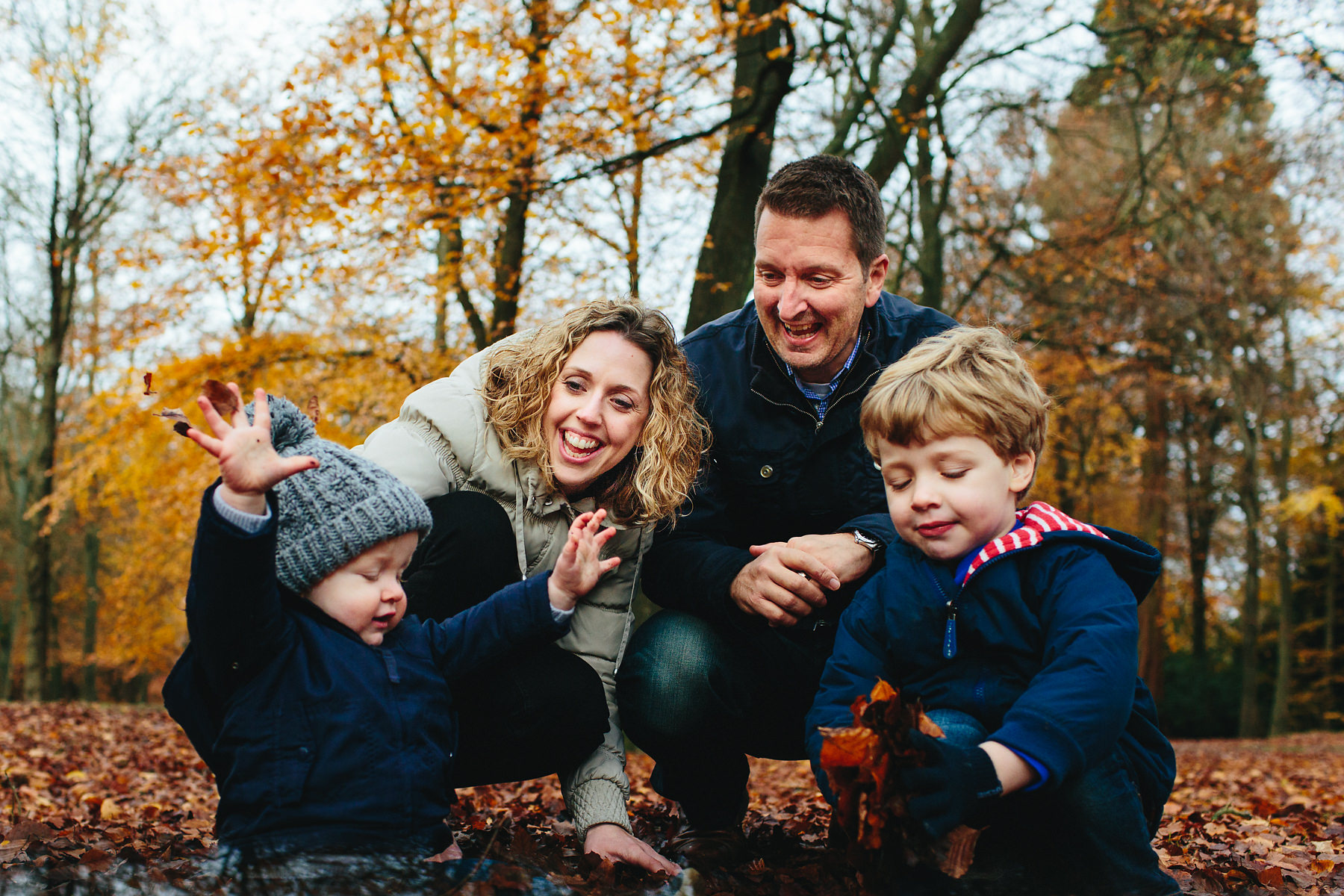 Autumn family portraits in Wendover