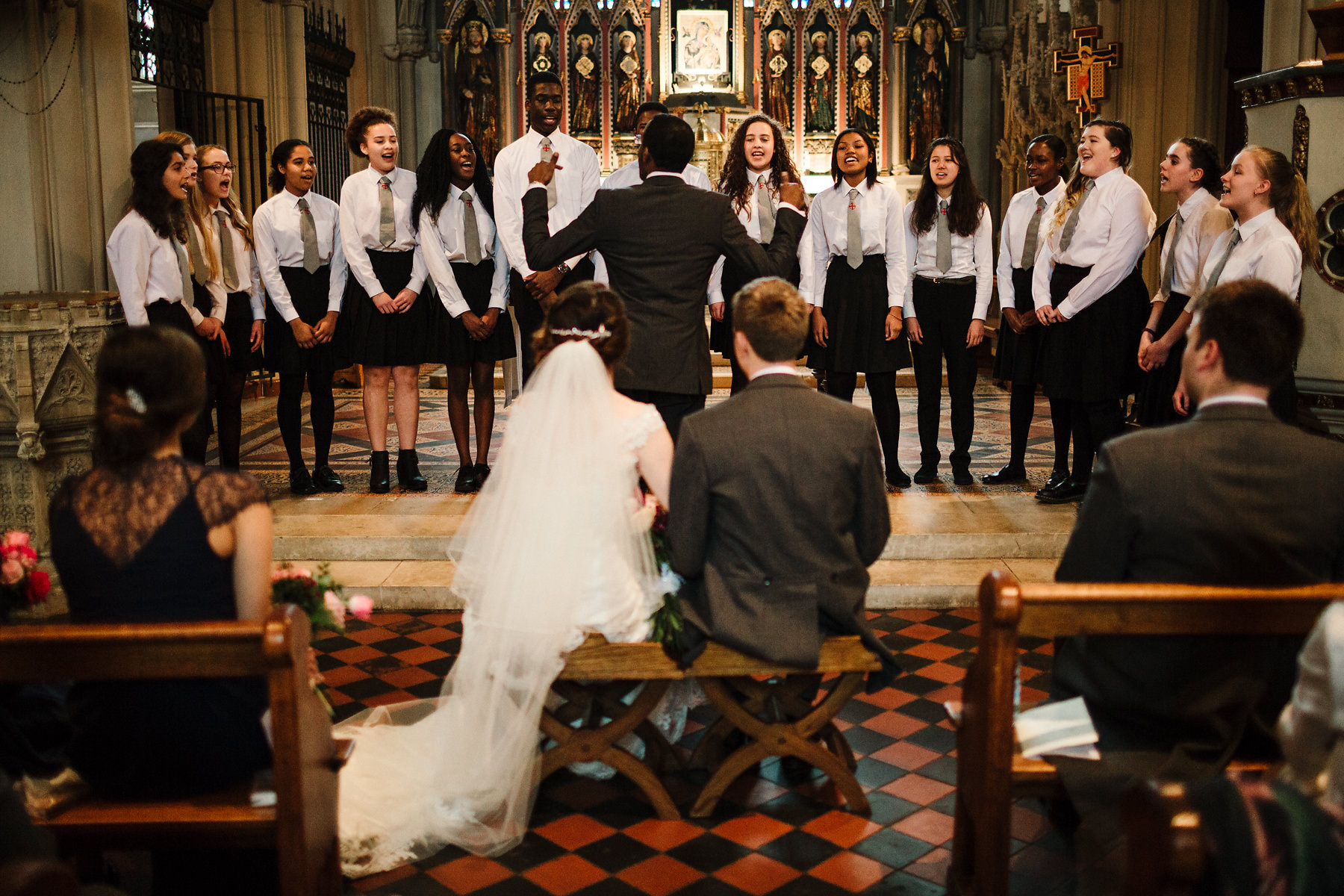 Clapham Common church wedding choir