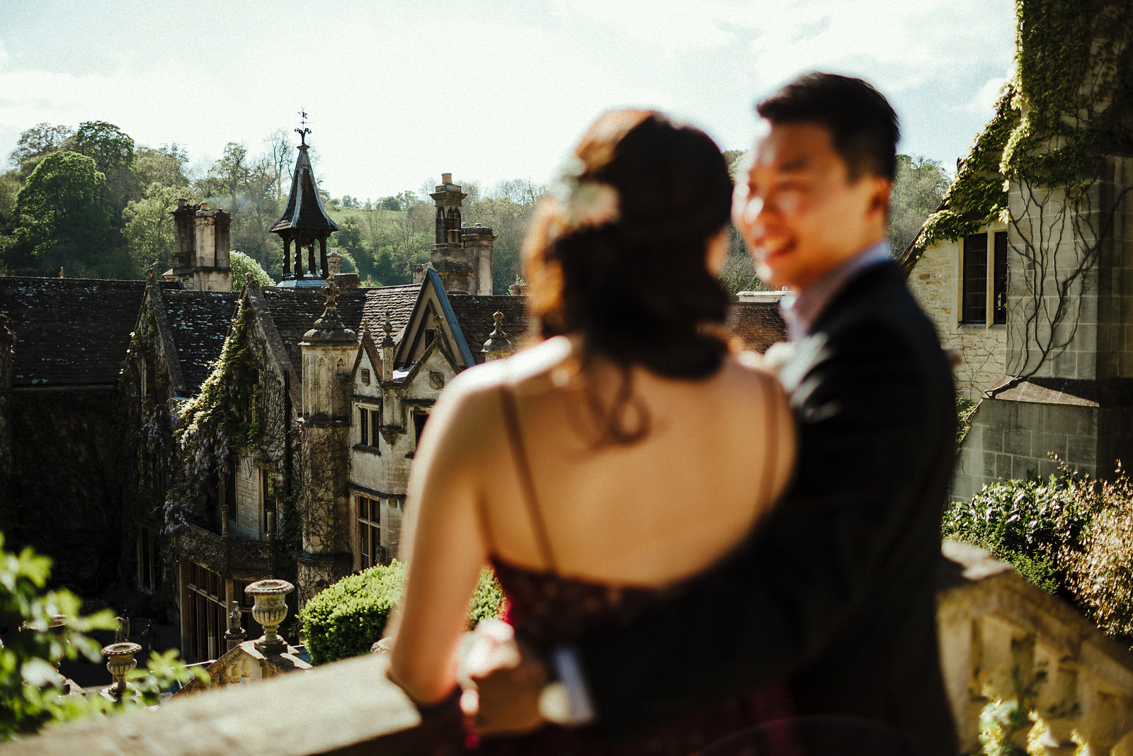 Castle Combe Manor House pre-wedding photography