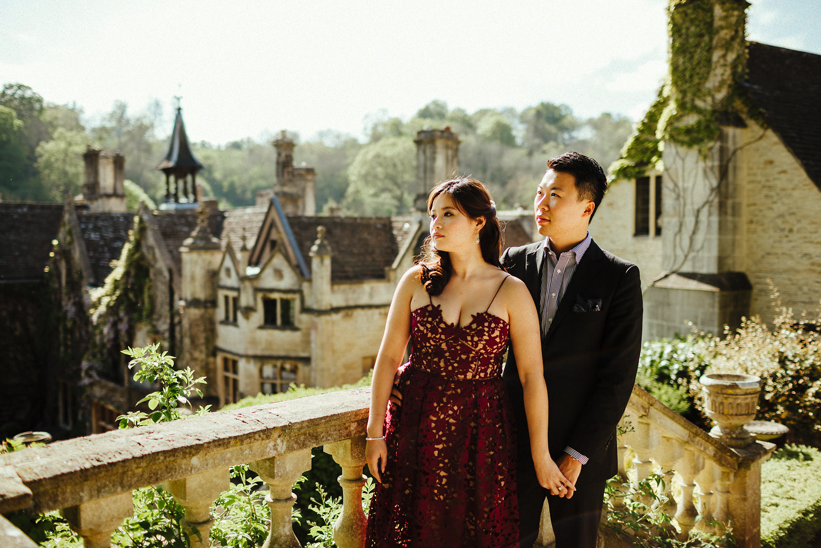 Best Castle Combe Manor House pre-wedding photography