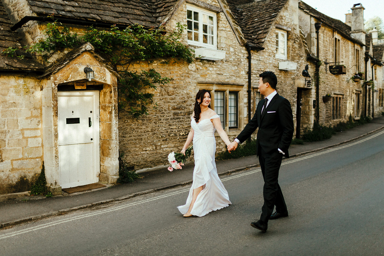 Castle Combe pre-wedding photographer