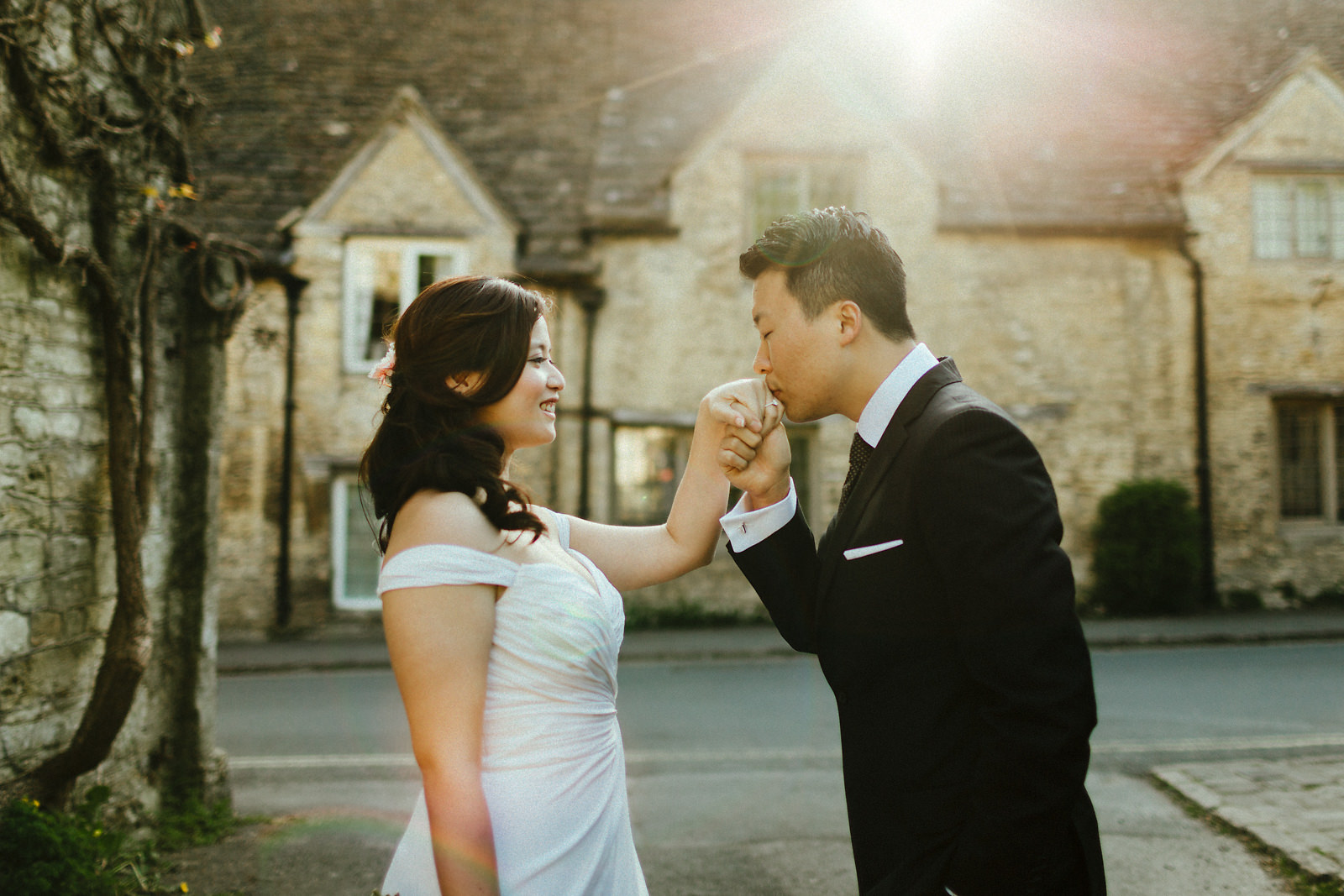 Castle Combe pre-wedding photographer