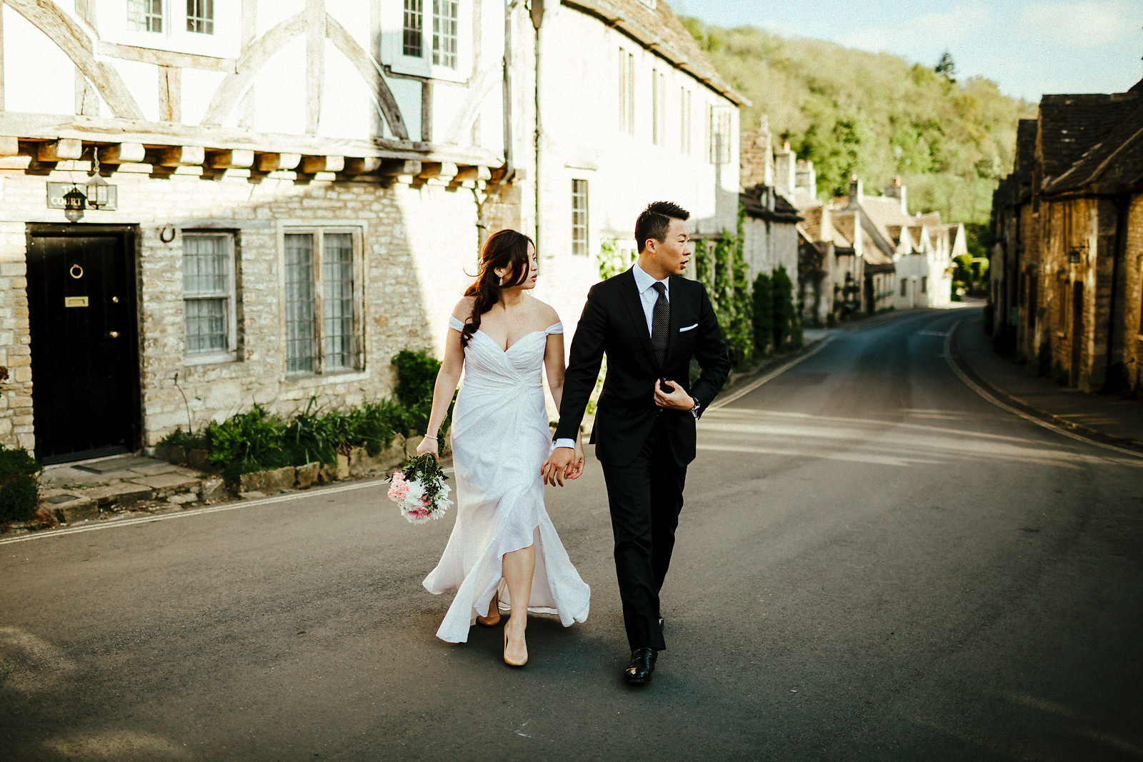 Pre wedding photos in Castle Combe