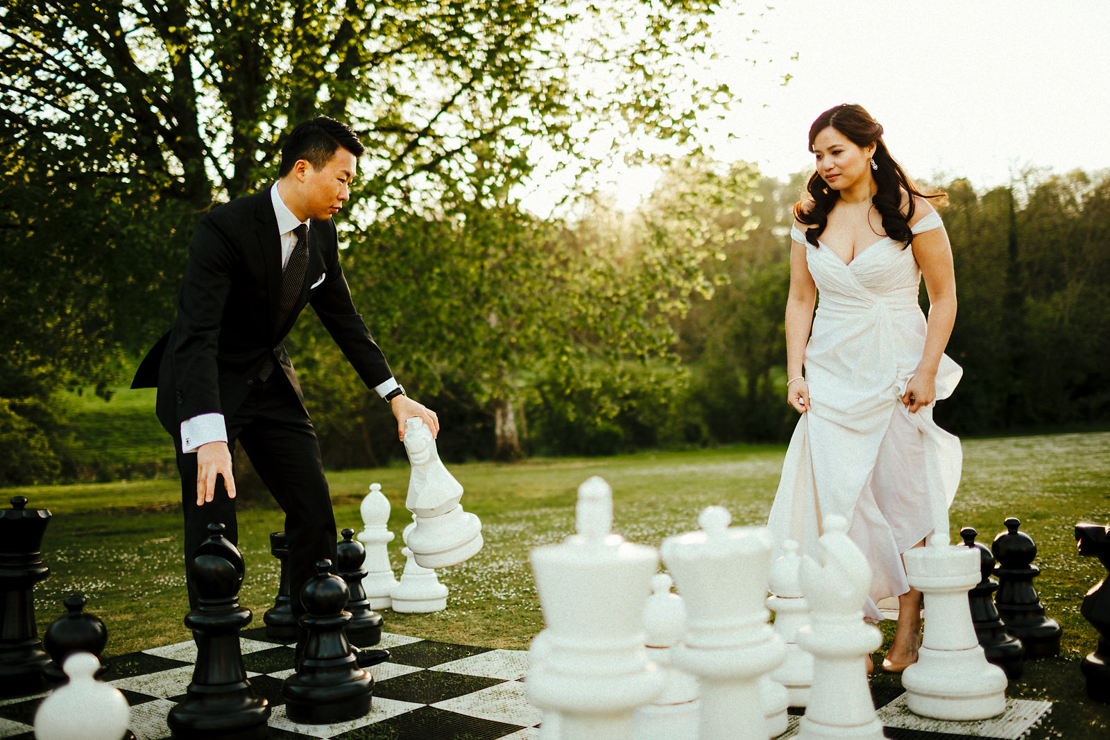 Active wedding photography