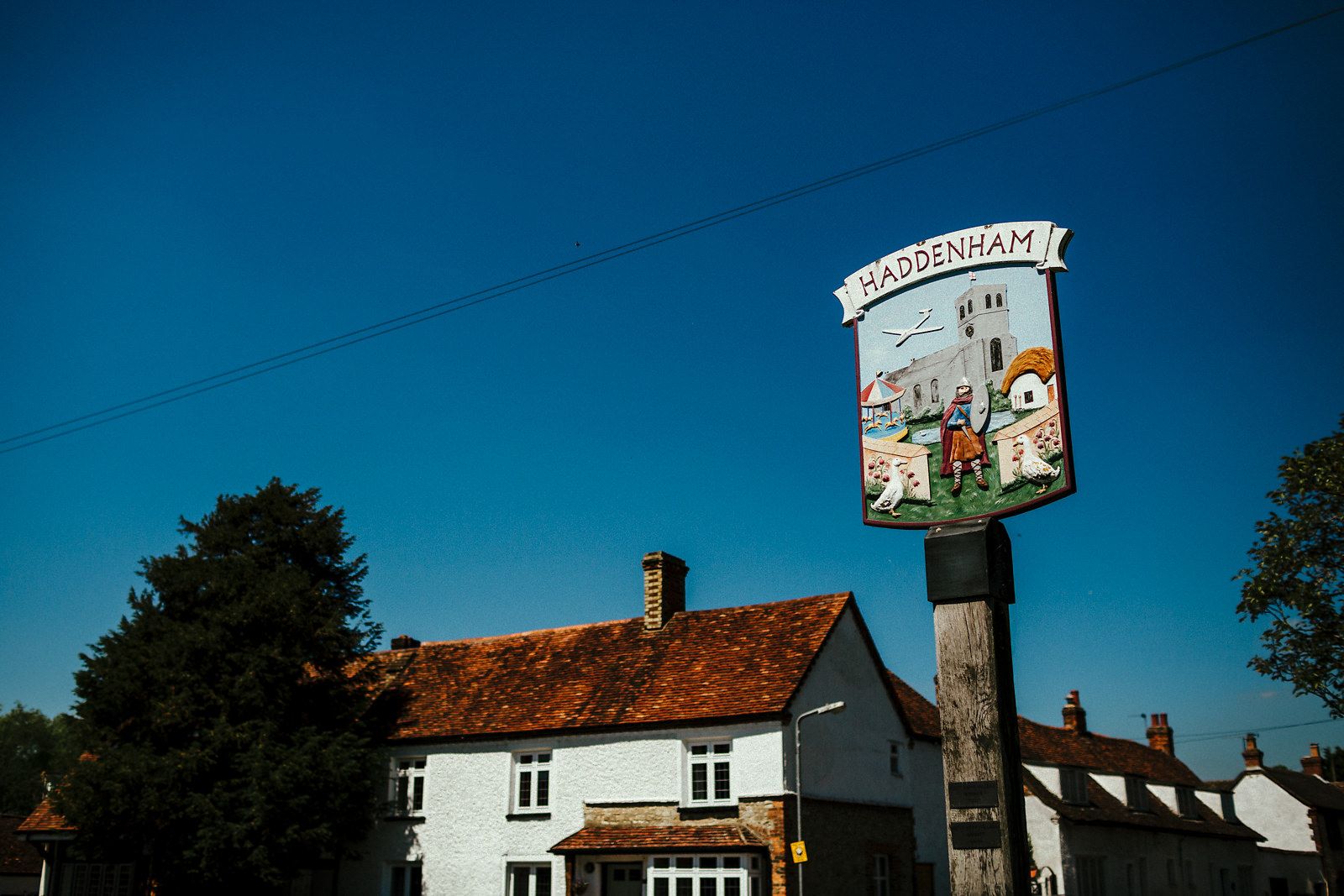 Haddenham village sign