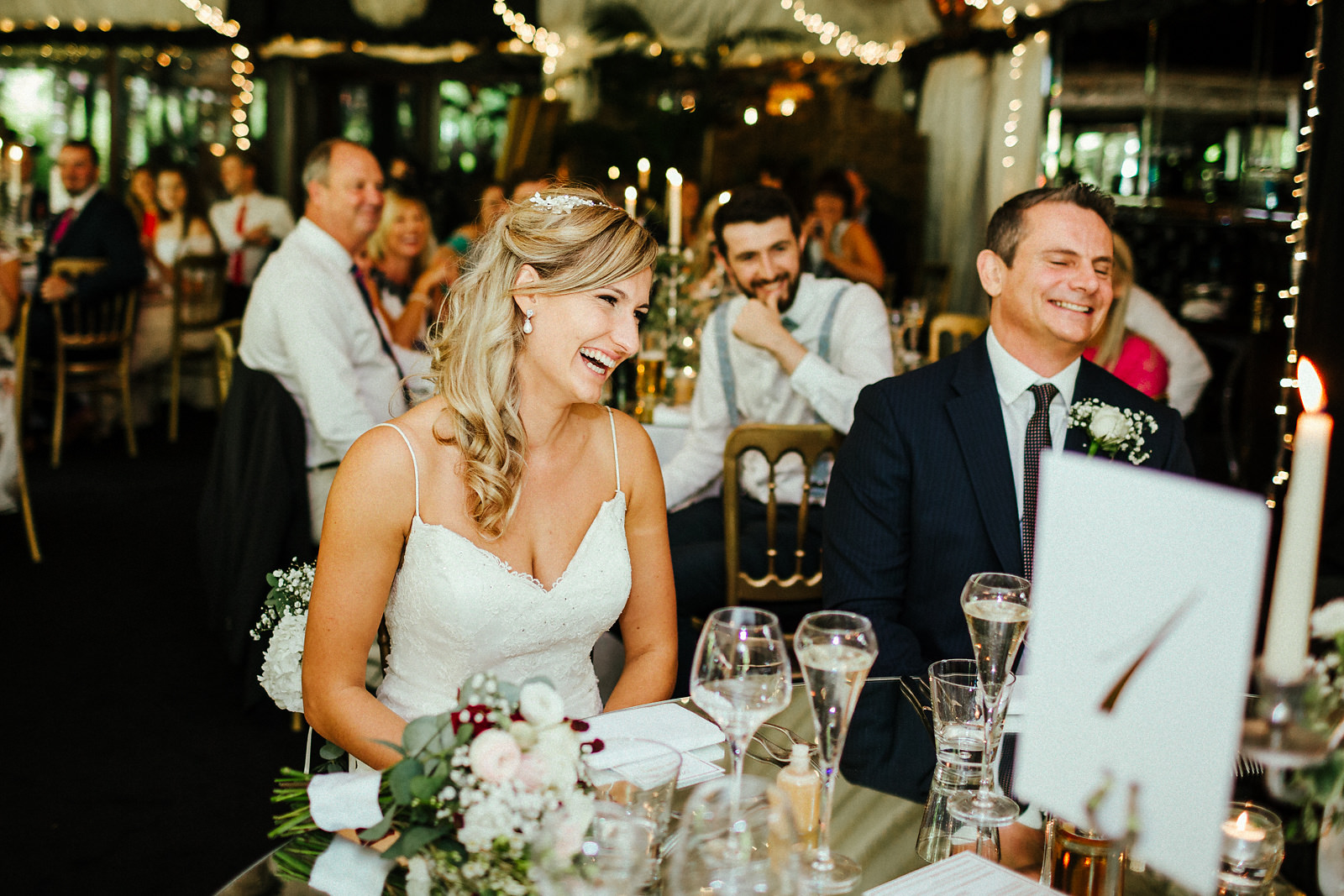 Natural wedding photos at Crazy Bear Stadhampton