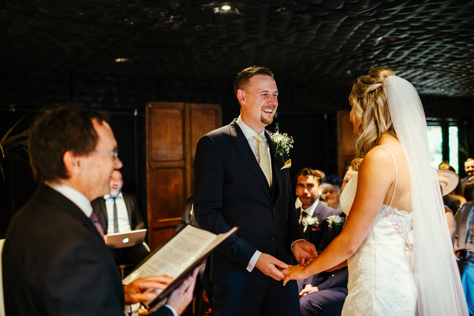 Crazy Bear wedding ceremony in Stadhampton